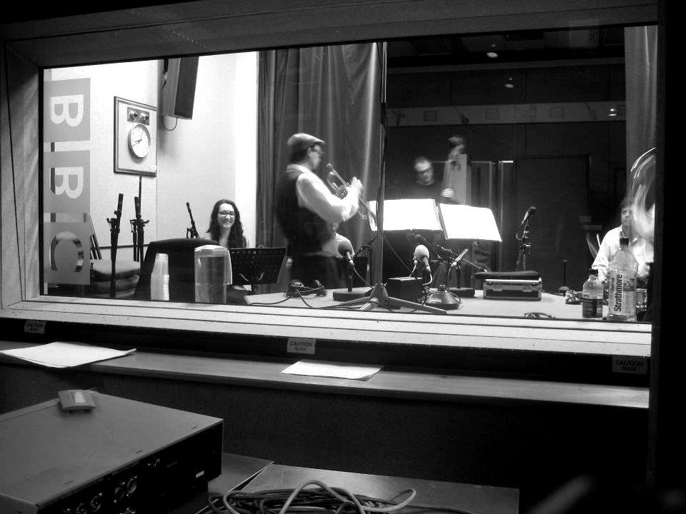 The Silver Ghosts recording at BBC Bush House in 2011
